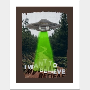 I want to believe Posters and Art